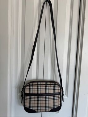 BURBERRY Nova Check Crossbody Bag